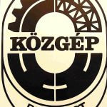 Közgép Budapest nagy öntapadó matrica