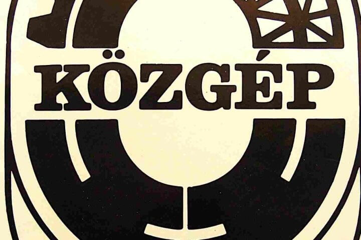 Közgép Budapest nagy öntapadó matrica