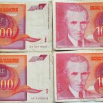 1.000 dinár 1992 Jugoszlávia papír pénz bankjegy