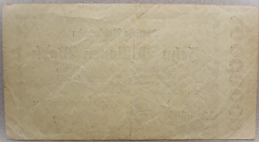 10 millió német Márka DRB német vasút kiadás 1923 Berlin