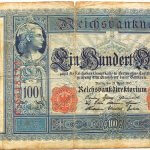 100 száz német márka 1910 Berlin bankjegy papírpénz