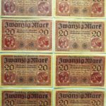 20 húsz német márka 1920 Berlin bakjegy papírpénz