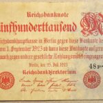 500.000 ötszázezer német márka 1923 bankjegy papírpénz