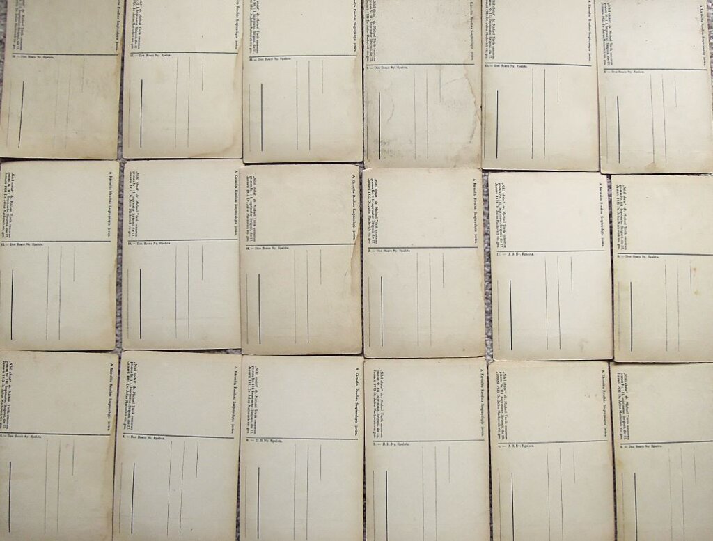 Bibliai képeslap a Kármelita Rendház Szegényalapja javára