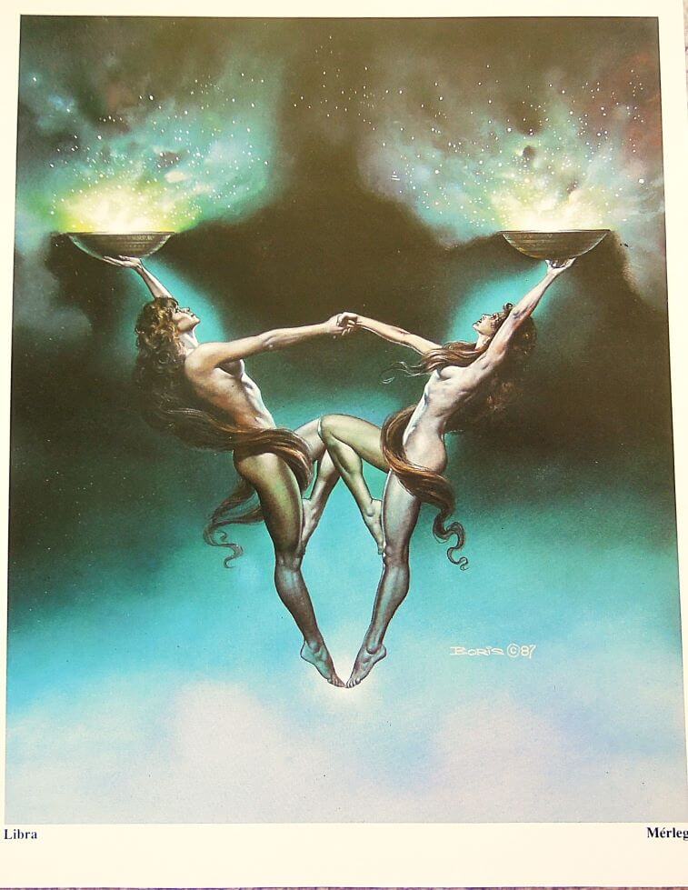 Boris Vallejo Mérleg mini plakát