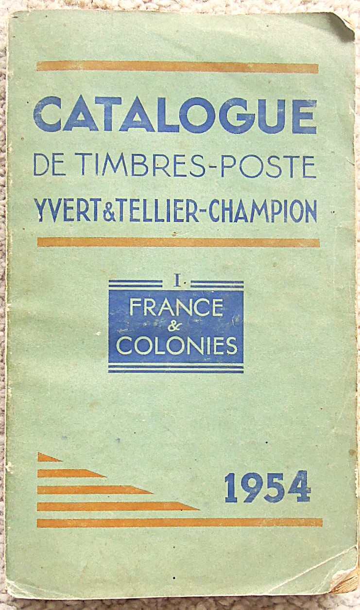 Franciaország és gyarmatai bélyeg katalógus 1954