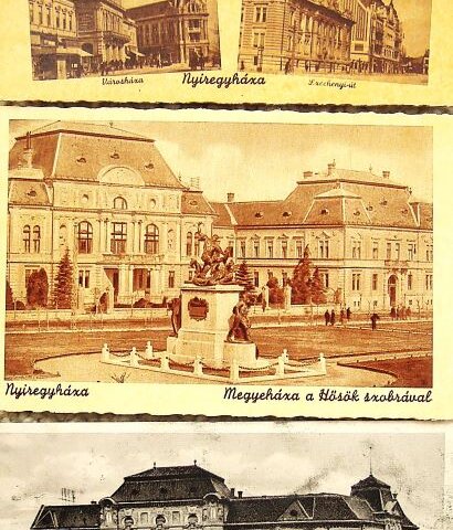 Nyíregyháza régi képeslap
