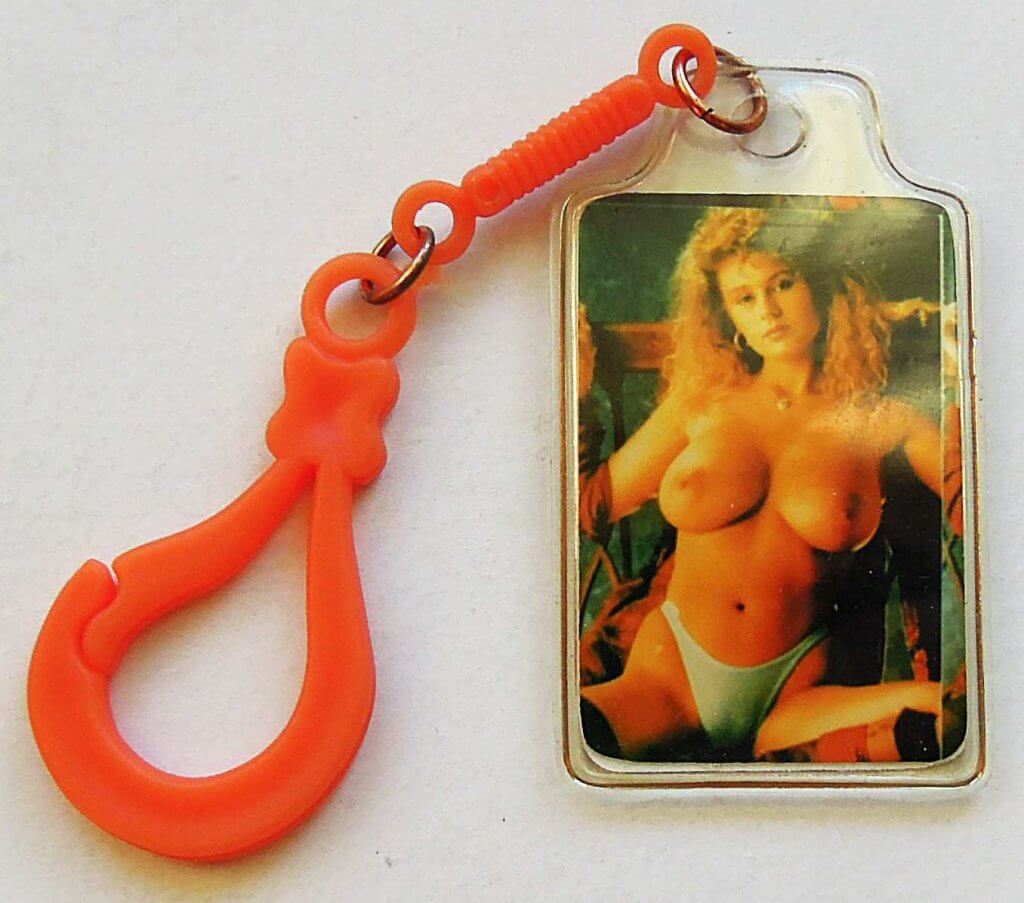 Sexi retro vintage kulcstartó No 1 kétoldalas