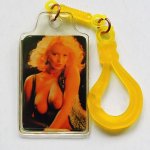 Sexi retro vintage kulcstartó kétoldalas No 5