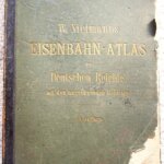 Vasúti atlasz Német Birodalom Luxemburg 1902