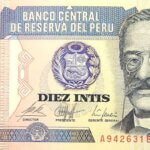 10 Inti 1987 UNC Peru bankjegy papírpénz