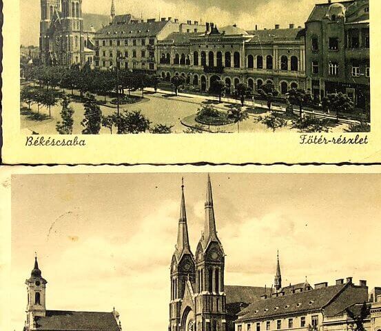 Békéscsaba régi képeslap