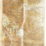 Pristina környéke Koszovo régi térkép 1913