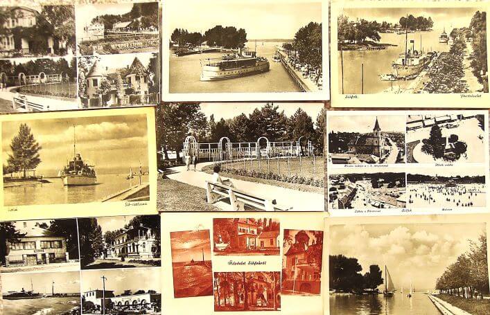 Siófok régi képeslap No 2